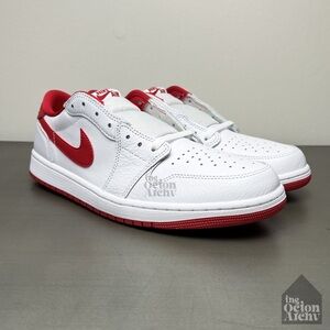 Size 11.5 Air Jordan 1 Retro Low OG 'University Red' CZ0790-161 New Without Box